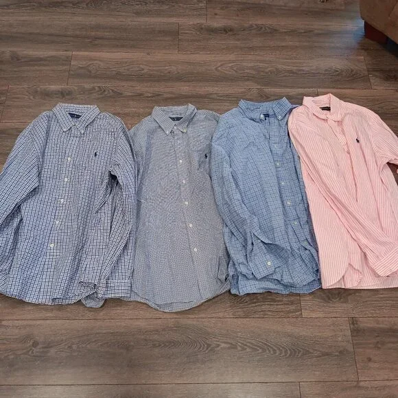 4 Ralph Lauren button up shirts bundle / Mens - Picture 1 of 10